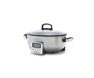 Mijoteuse OMNI Cooker Multicuiseur Vapeur Riz Soupe électrique 5.6 L GreenPan Gris SC