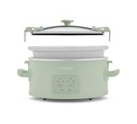 Mijoteuse programmable Crock-Pot Design Series 6 pintes, vert sauge du désert (CSC124X)