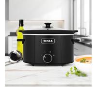 Mijoteuse - TESLA - SlowCook S350 - 3,5 L - 200 W - Couvercle en verre trempé