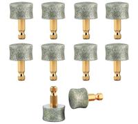 MiJunHD Lot de 10 meuleuses à ongles pour chien - Tête de rechange - Pointe diamant - Pour ponceuse à ongles électrique - Pour la plupart des animaux de compagnie - Grain 60