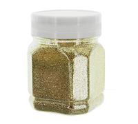 MIK Funshopping Poudre de paillettes chatoyantes, pour la fabrication de cartes et l'embellissement, paillettes colorées pour la décoration, or, 115 g