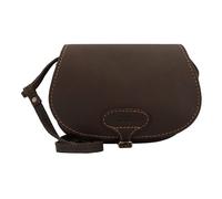 Mika Bonny Sac à bandoulière en cuir 23 cm brun