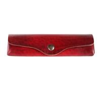 Mika Étui à lunettes en cuir 15 cm rouge