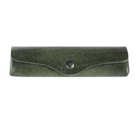 Mika Étui à lunettes en cuir 15 cm vert