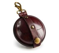 Mika Pendentif de sac petit cuir 7 cm brun