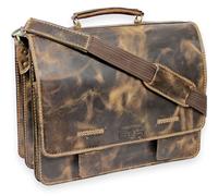 Mika Porte-documents en cuir 40 cm brun