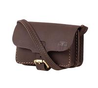 MIKA Schultertasche Aus Echt Leder/Sattelleder, Damen Shoulder Bag Tasche Mit 1 Hauptfach, Disco Ledertasche Für Frauen Bagage - Bagage de cabine Mixte (lot de 1)