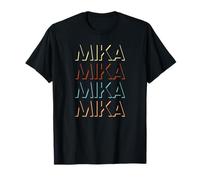 Mika T-shirt avec inscription « First Name » T-Shirt
