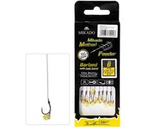 Mikado 8 x Method Feeder 36 crochets Rig' s avec Pellet-/Bait Band et cordon tressé Disponible dans les tailles du 4 au 16, 8/Ø0,14mm/9,7kg