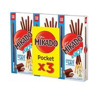 Mikado Biscuit Nappés deChocolat au Lait, 3 x 39g