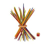 Mikado bois cube de couleur arc-en-43 pcs