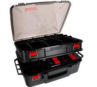 Mikado Jaws Two Compartment Lure Box Clair 47 x 34 x 19 cm