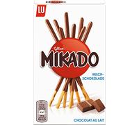 Mikado chocolat au lait biscuit croustillant enrobé de chocolat 75g