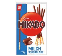 Mikado chocolat au lait biscuit croustillant enrobé de chocolat 75g