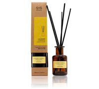 Mikado Désodorisant 100 ml, parfum cachemire et vanille, bâtonnets parfumés pour la maison, décoration, diffuseur avec bâtonnets en rotin