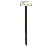 MIKADO-Étiquette à planter jalons de jardin ciboulette coloris marron - 45 cm