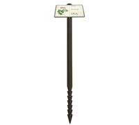 MIKADO-Étiquette à planter jalons de jardin persil coloris marron - 45 cm