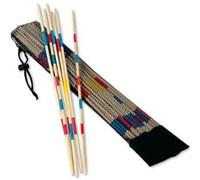 Mikado geant en bois 75 cm - plein air - jeu d'adresse multicolore G