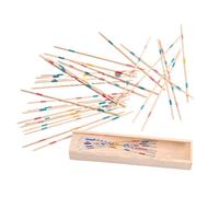 Mikado Jeu - Baguettes colorées en bois, équilibre pour , apprentissage pédagogique préscolaire, compétences motrices fines, jouet classique pour fêtes de famille, activités de groupe, boîte de