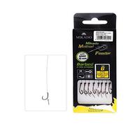 Mikado Method Feeder X-Strong Lot de 8 hameçons tressés avec Pointes et Aiguilles #8 Diamètre 0,12 mm 10 cm