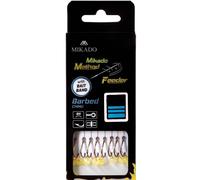 Mikado Mf Chinu - 8/0.14mm/10cm Method Feeder leaders with rubber burrs