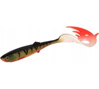 Mikado Sicario Pike Tail 14Cm Bloody Perch 2 Piece Artificial Rubber Bait