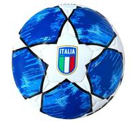 Mikado Sport Ballon De Football Adulte pour Garçons - Ballons De Football pour Entraînement De Loisir - Grand Ballon Italie Taille 5 - Modèle Champions - Idée Cadeau pour Enfants Et Adultes (Bleu)