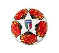 Mikado Sport Ballon De Football Adulte pour Garçons - Ballons De Football pour Entraînement De Loisir - Grand Ballon Italie Taille 5 - Modèle Champions - Idée Cadeau pour Enfants Et Adultes (Orange)