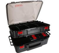MIKADO valise de pêche boîte à outils 47 x 34 x 19 cm boîte de pêche avec 5 b...