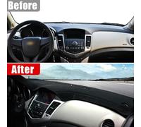 Mikalin - Couverture de Tableau de Bord de Voiture Couvertures de Tableau de Bord intérieures Anti-Rayures - pour Chevrolet Cruze 2009 2010 2011 2012 2013 2014 2015