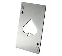 Mikamax - Ace of Spades Bottle Opener - Original - Stainless Steel - Casino Fans