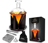 Mikamax – Carafe à Diamant – Whisky – Fait à la main – 850 ml