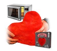 mikamax - Coussin chauffant pour le coeur - Réchauffer au Micro-ondes - Deluxe - Lavendel - Rouge