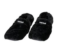 Mikamax - Hot Feet Deluxe - Chaussons Chauds - Chaussettes Réchauffantes - Couleurs Changeantes - Pantoufles Chaudes - Cadeau Noël - Odeur de Lavande - Noir - One Size