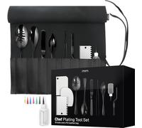 mikamax - mm - Set d'outils de placage de chef - Ustensiles de cuisine - Kit de revêtement culinaire - Kit de placage