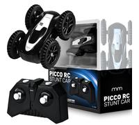 mikamax Picco RC Stunt Car - Voiture cascade avec rotation à 360° et flips - Rechargeable avec télécommande - Pneus tout-terrain - Pour enfants et fans de RC