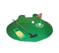 Mikamax - Potty Putter - Set de Golf - Mini-golf - Jeu de toilette - Tapis de Golf - Cadeau d’anniversaire - Cadeau Amusant - Jouer au golf - Accessoires de Golf