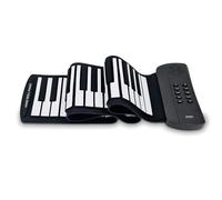 Mikamax Roll Up Keyboard - Clavier Pliable - Piano Portatif - Piano Enroulable - Avec Sac de Voyage - 61 Touches - 16 Tonalités Instrumentales