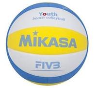 Mikasa ballon sbv youth-ballon de beach-volley-bleu blanc jaune 5 1629 Blanc G