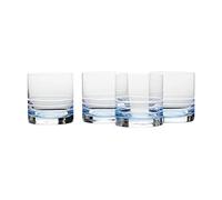 Mikasa Cal Ombre Double Old Fashioned Lot de 4 verres à whisky Bleu 450 ml