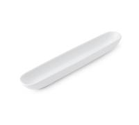 Mikasa Chalk Plat de service à olives en porcelaine 31 cm x 5 cm
