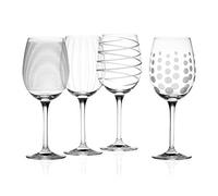 Mikasa "Cheers Set de 4 verres à vin blanc en cristal, 450 ml (15 fl oz)