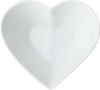 Mikasa Coupe moderne arrondie carrée en porcelaine fr, 200 ml, blanc, design cœur fr