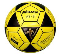 Mikasa FT5 Goal Master Ballon de Football Noir/Jaune Taille 5