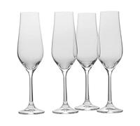 Mikasa Grace Lot de 4 flûtes à champagne Transparent 237 ml