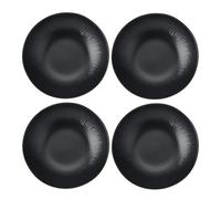 Mikasa Jardin Midnight -Lot de 4 bols à pâtes en céramique pour divertissement, 20 cm, noir, passe au lave-vaisselle