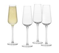 Mikasa Samantha Lot de 4 flûtes à champagne transparentes 300 ml