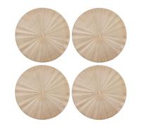 Mikasa Set de 4 sets de table ronds et métalliques, 38 cm – pour fêtes et réceptions