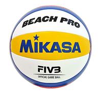 Mikasa Ballon de volleyball Beach Pro BV550C FIVB approuvé Design Triclor Résistant à l'eau 5