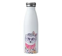 Mikasa Tipperleyhill Bouteille d'Eau Isotherme en Acier Inoxydable à Double Paroi, Garde les Boissons Chaudes Pendant 12 Heures et Froides Pendant 18 Heures, Motif Porc, Lavage à la Main, 500 ml